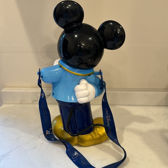 Disney World 50th Anniversary Mickey Mouse Popcorn Bucket Minnie Sipper Set - Picture 10 of 17
